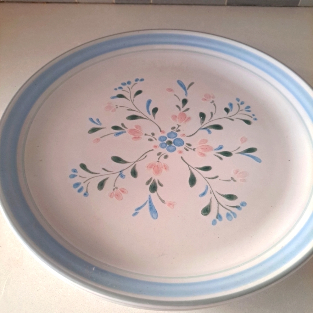 2 plates Fascino stoneware